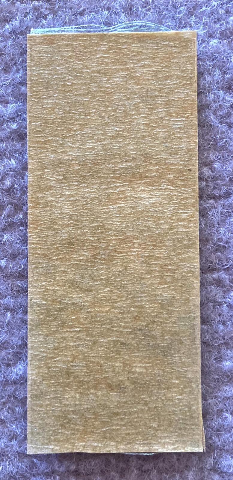 Reverse of WWI fundraising ribbon - Remember our boys at the Dardanelles