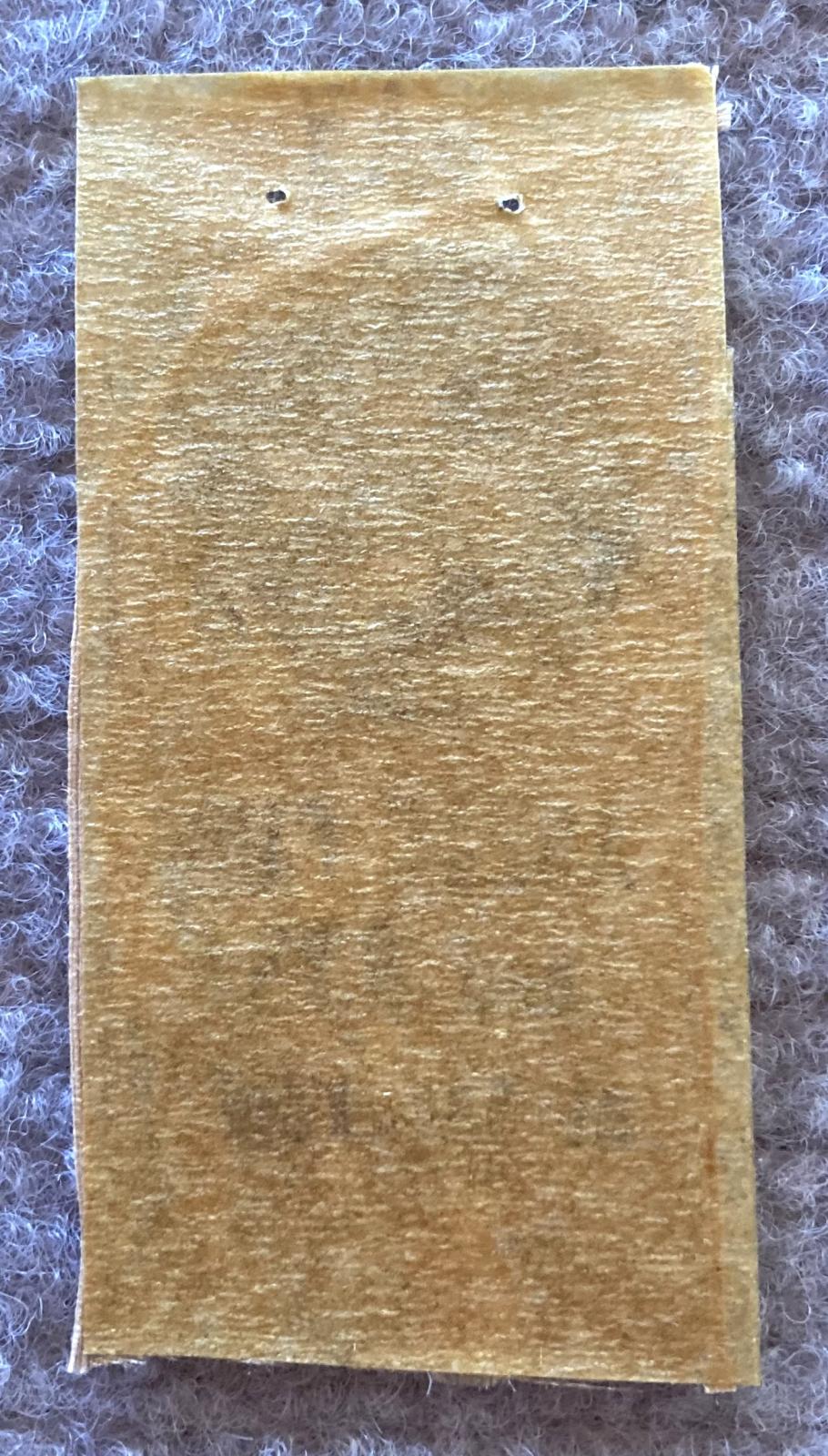 Reverse of WWI fundraising ribbon - Lavender Day, ANZAC Club and Huts