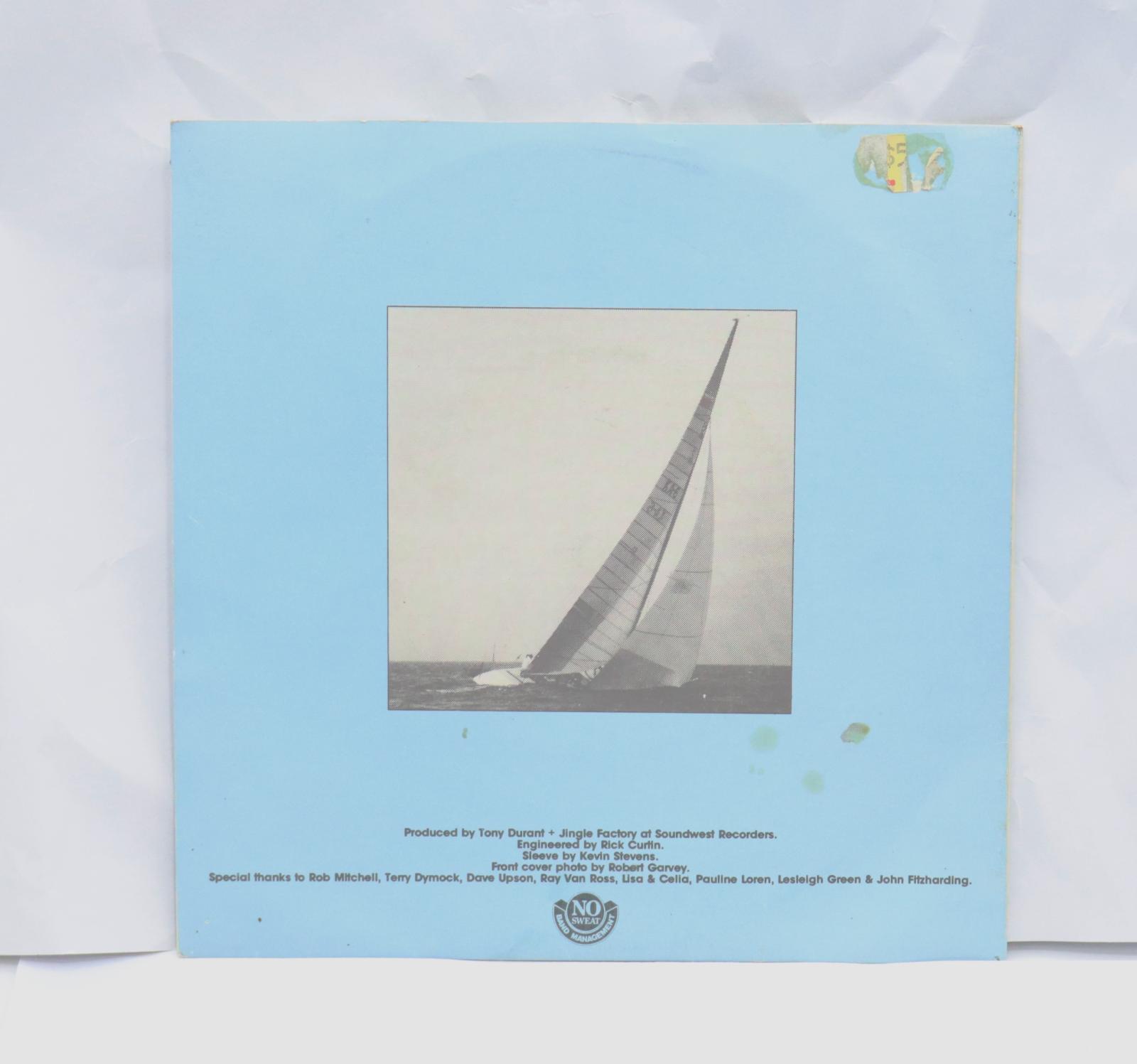 View of the back of the Card Cover vinyl single record