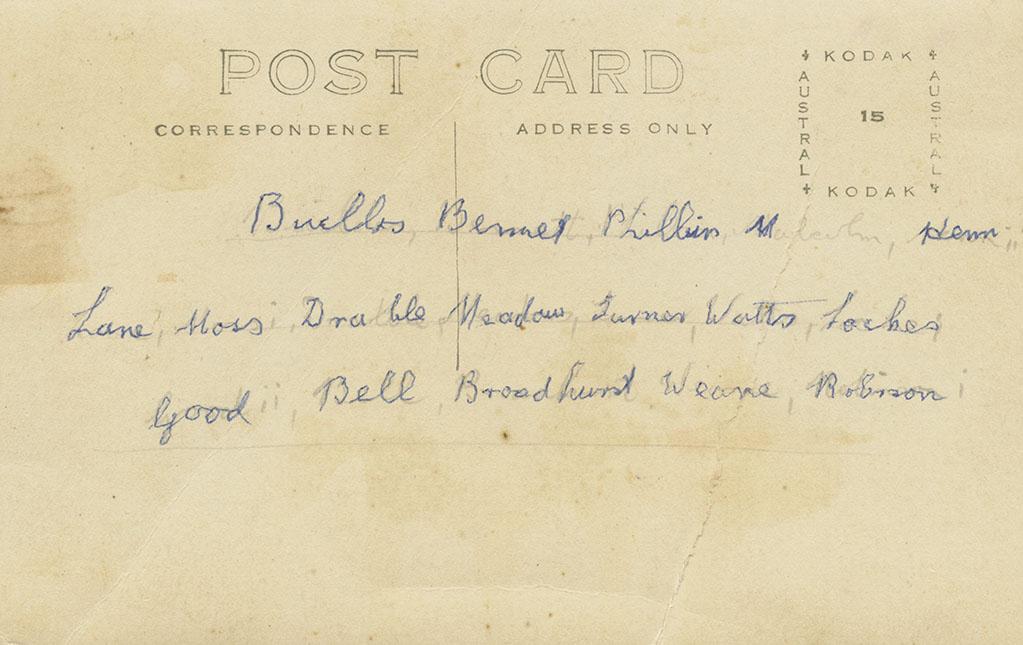 Postcard Inscriptions And Markings