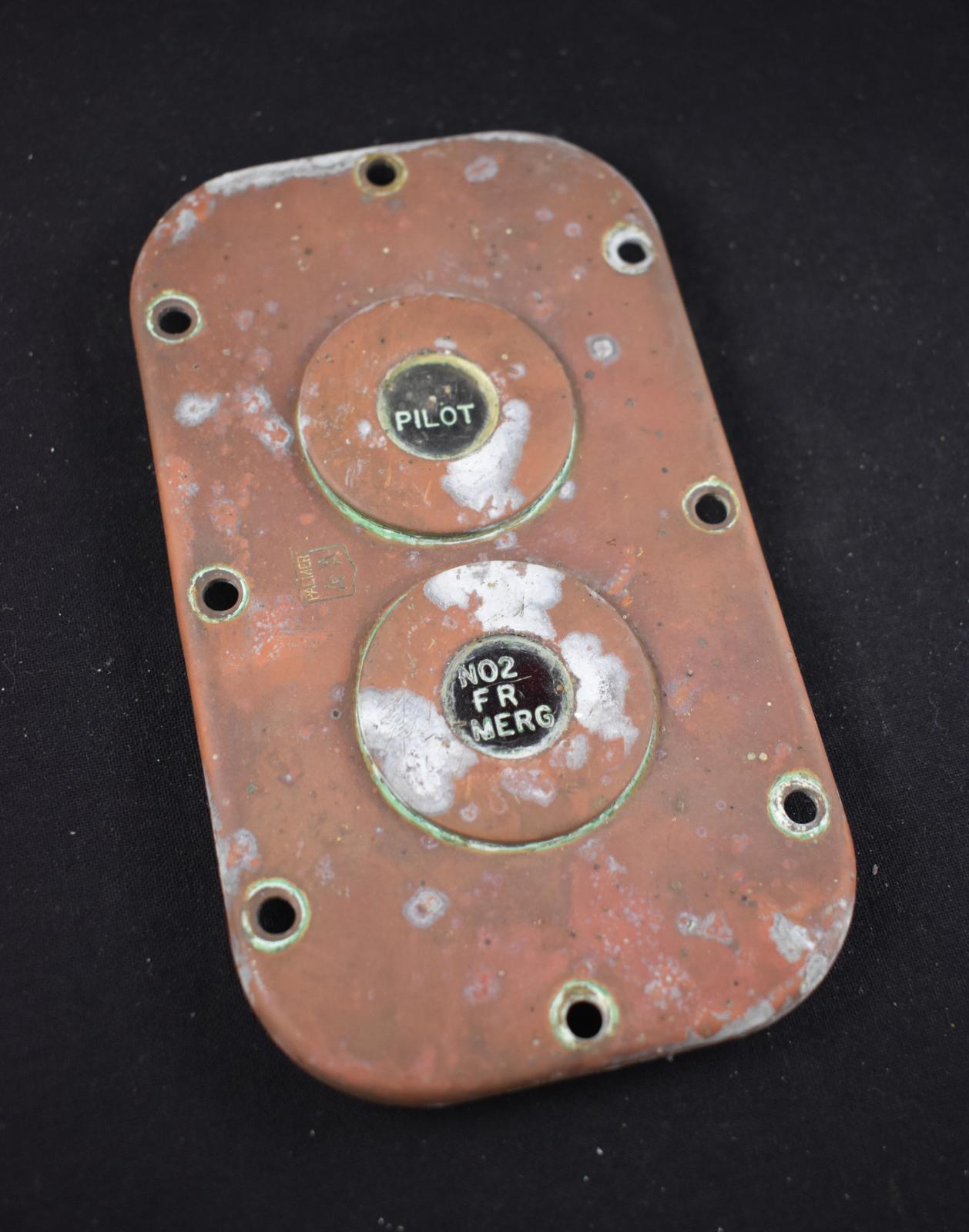 HMAS Perth II Brass Indicator Light