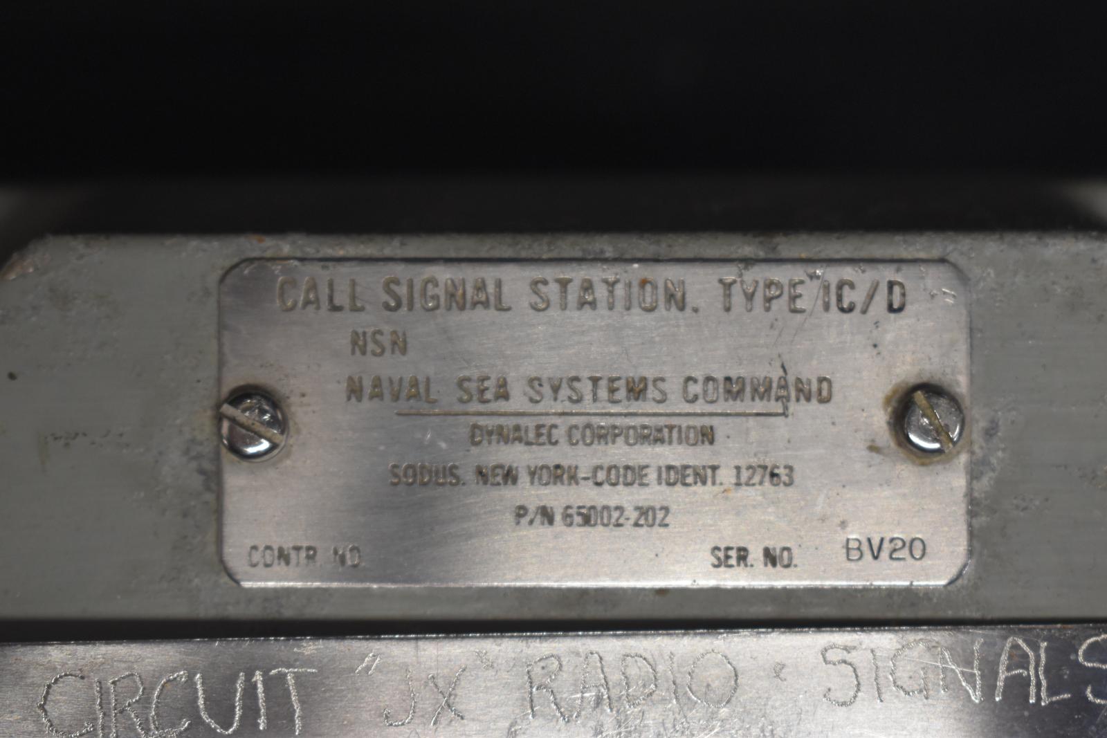 HMAS Perth II Call Signals Station Plaque