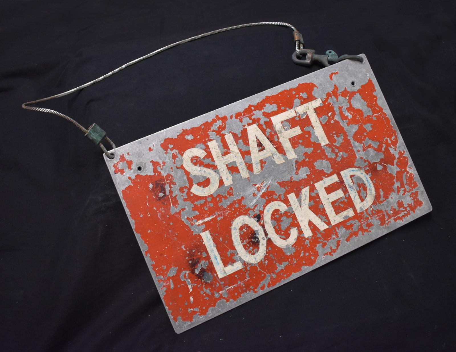 HMAS Perth II 'Locked' Sign