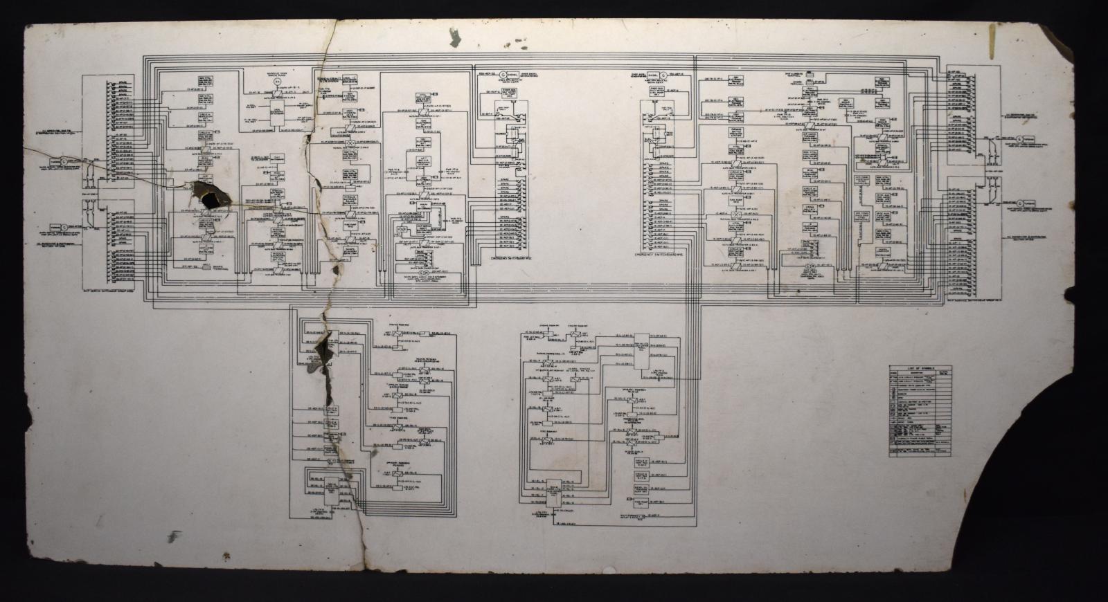 HMAS Perth II Untitled Diagram Sign Front