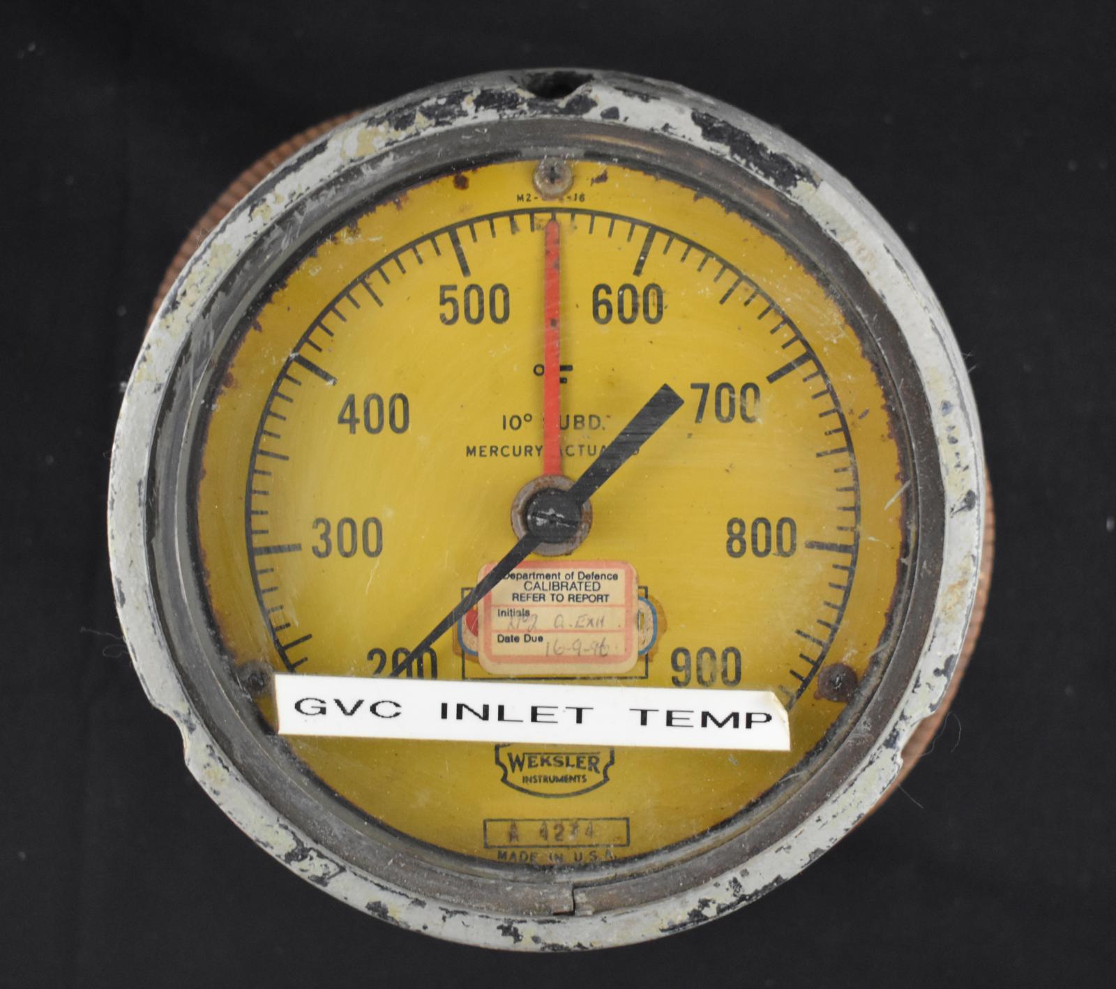 HMAS Perth II 'GVC' Inlet Gauge