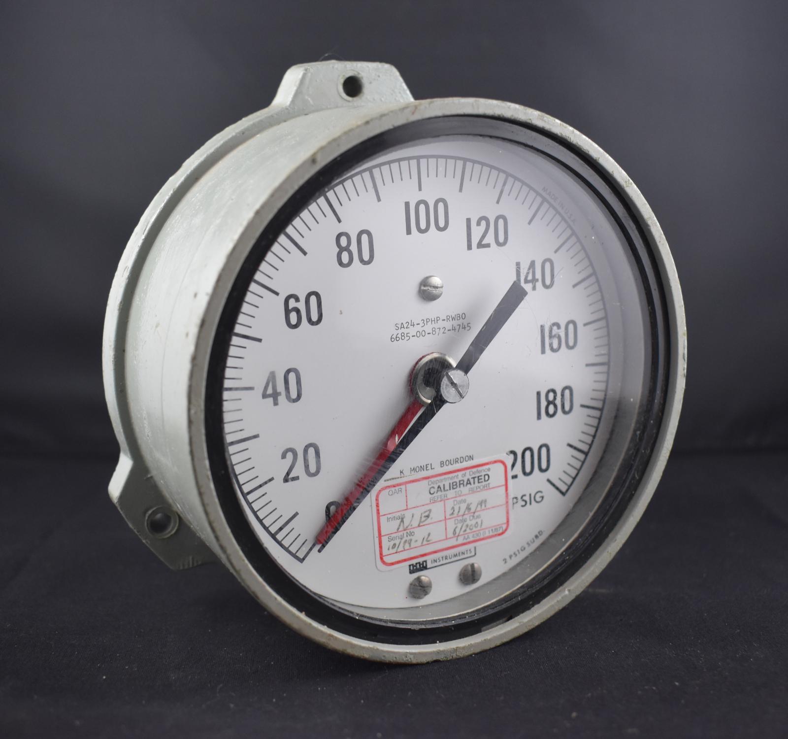 HMAS Perth II 'K Monel Bourdon' Gauge