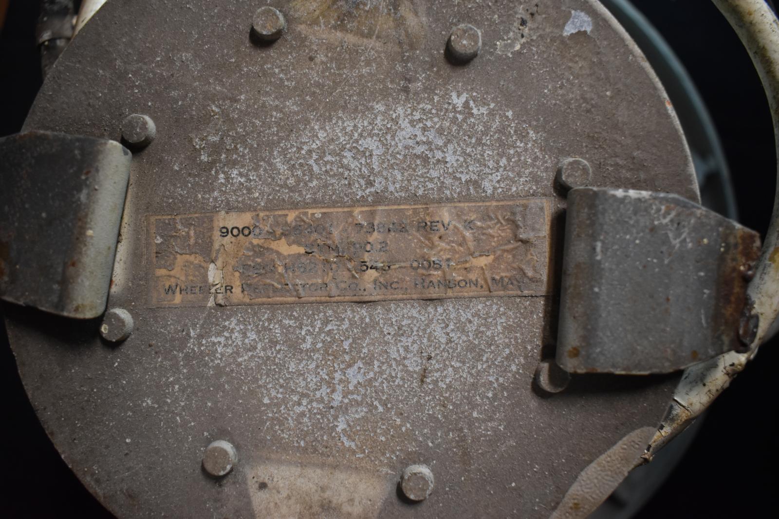 HMAS Perth II 'Wheeler Reflector Co. Inc.' Clear Light Label