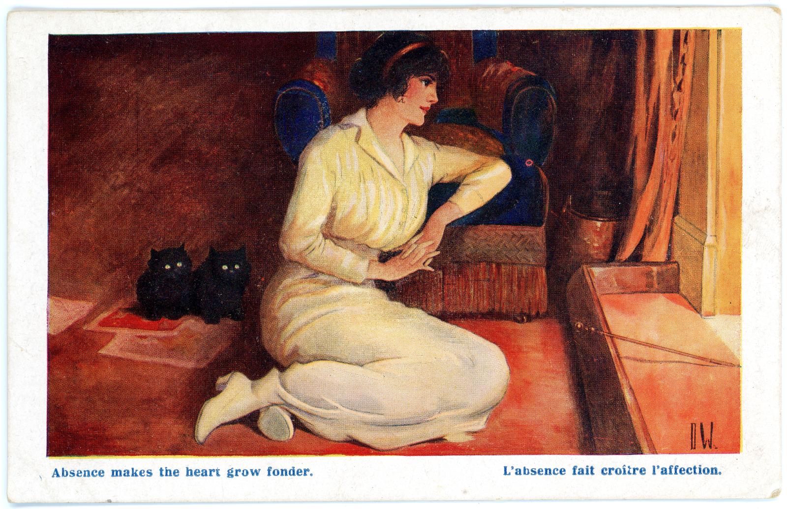 First World War Postcard sent by Pte. Edward Charles MOUCHEMORE 6351