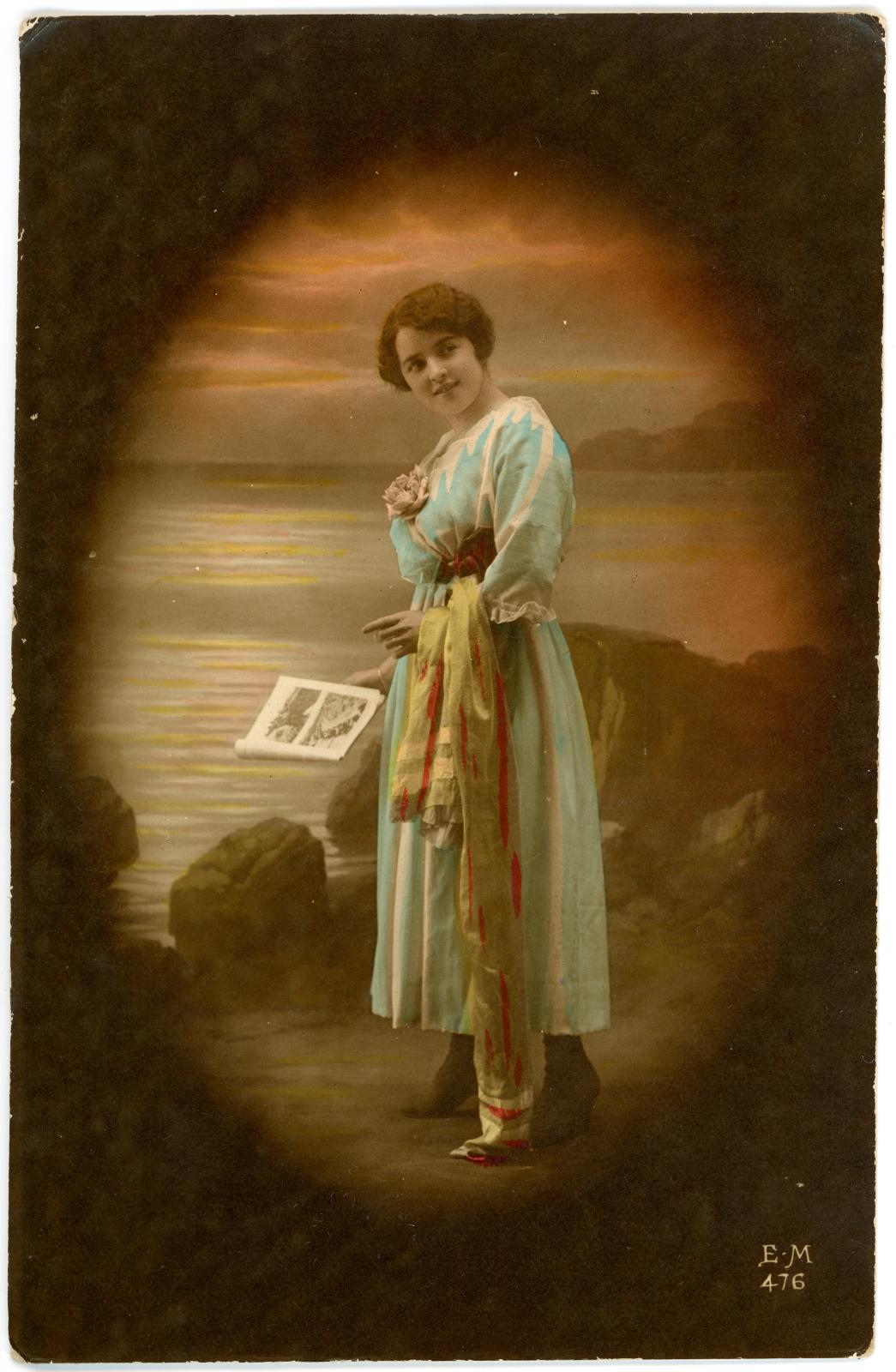 First World War Postcard sent from Pte. Edward Charles MOUCHEMORE 6351