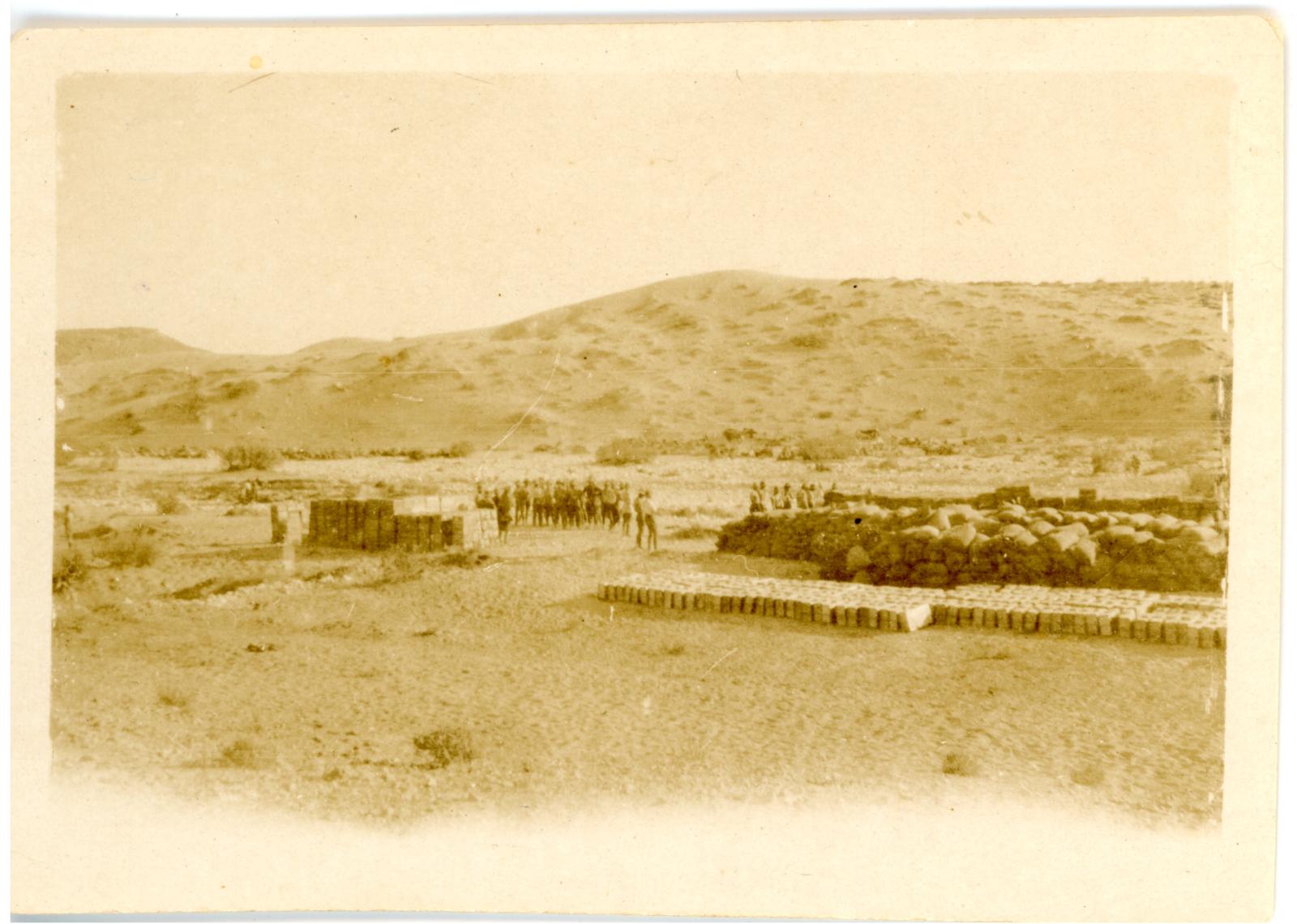 Soldiers with supplies