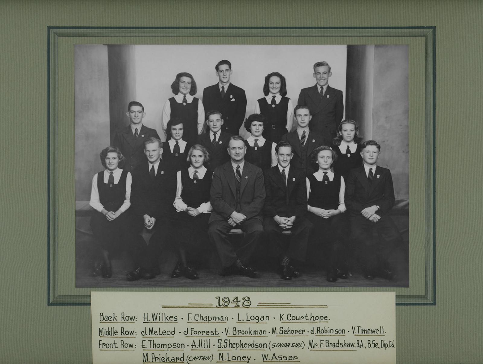 BHS Prefects 1948