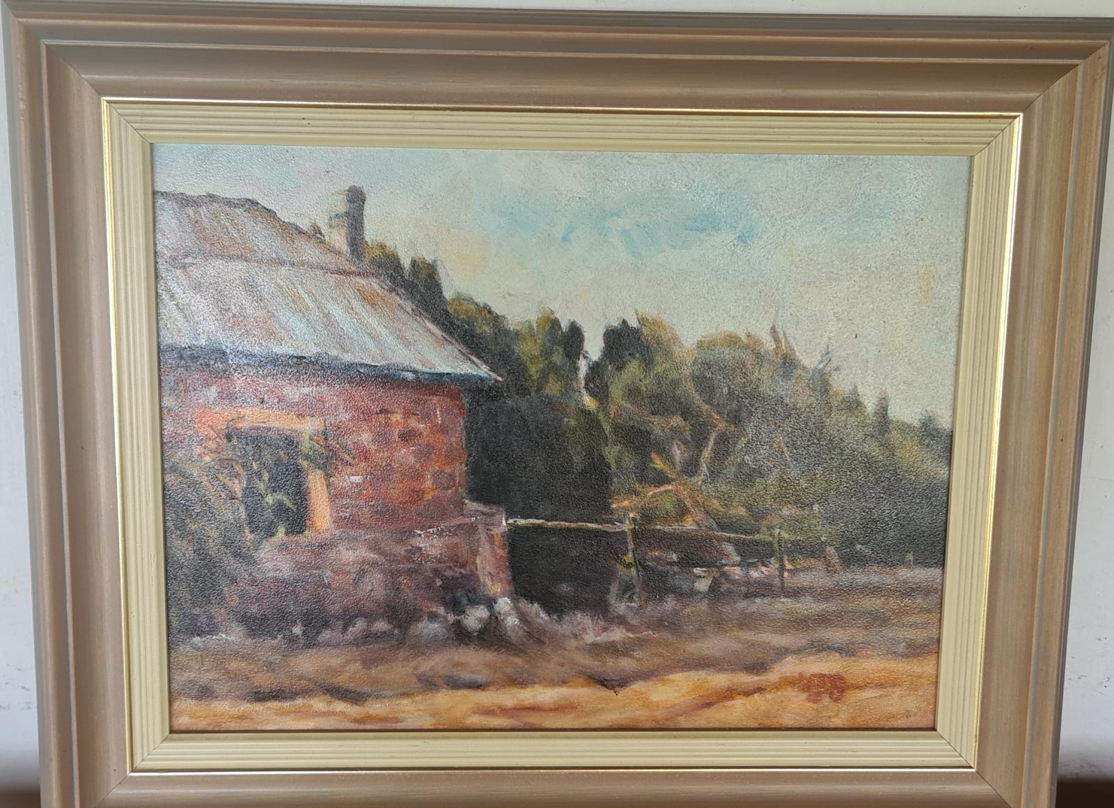 Framed painting of Raphoe