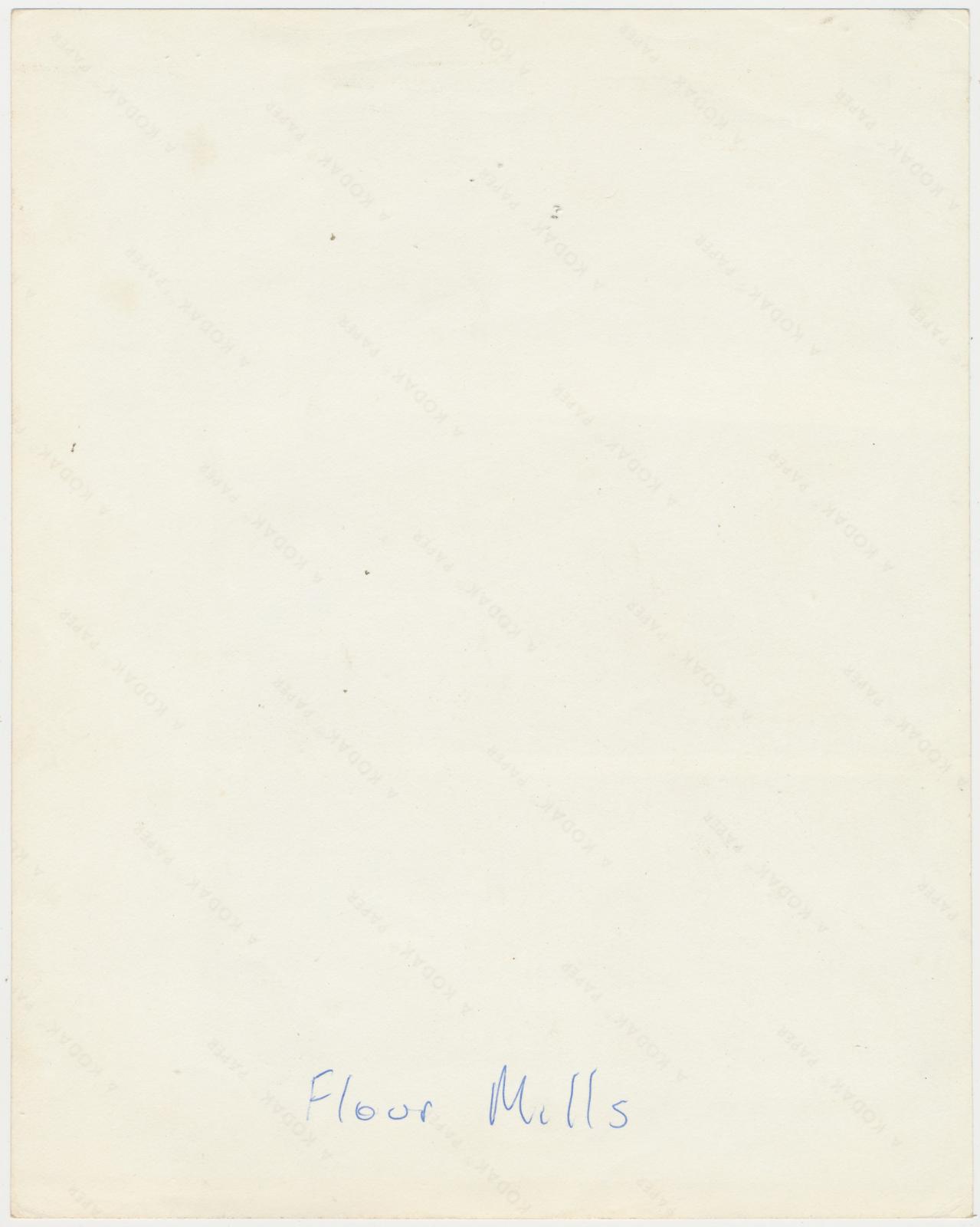 Back of photograph of Katanning Flour Mill