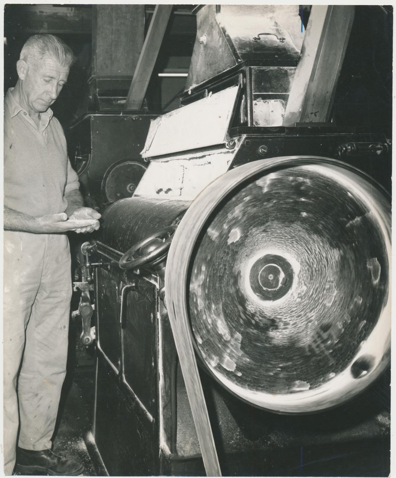 Alan Jenkins in Katanning Flour Mill