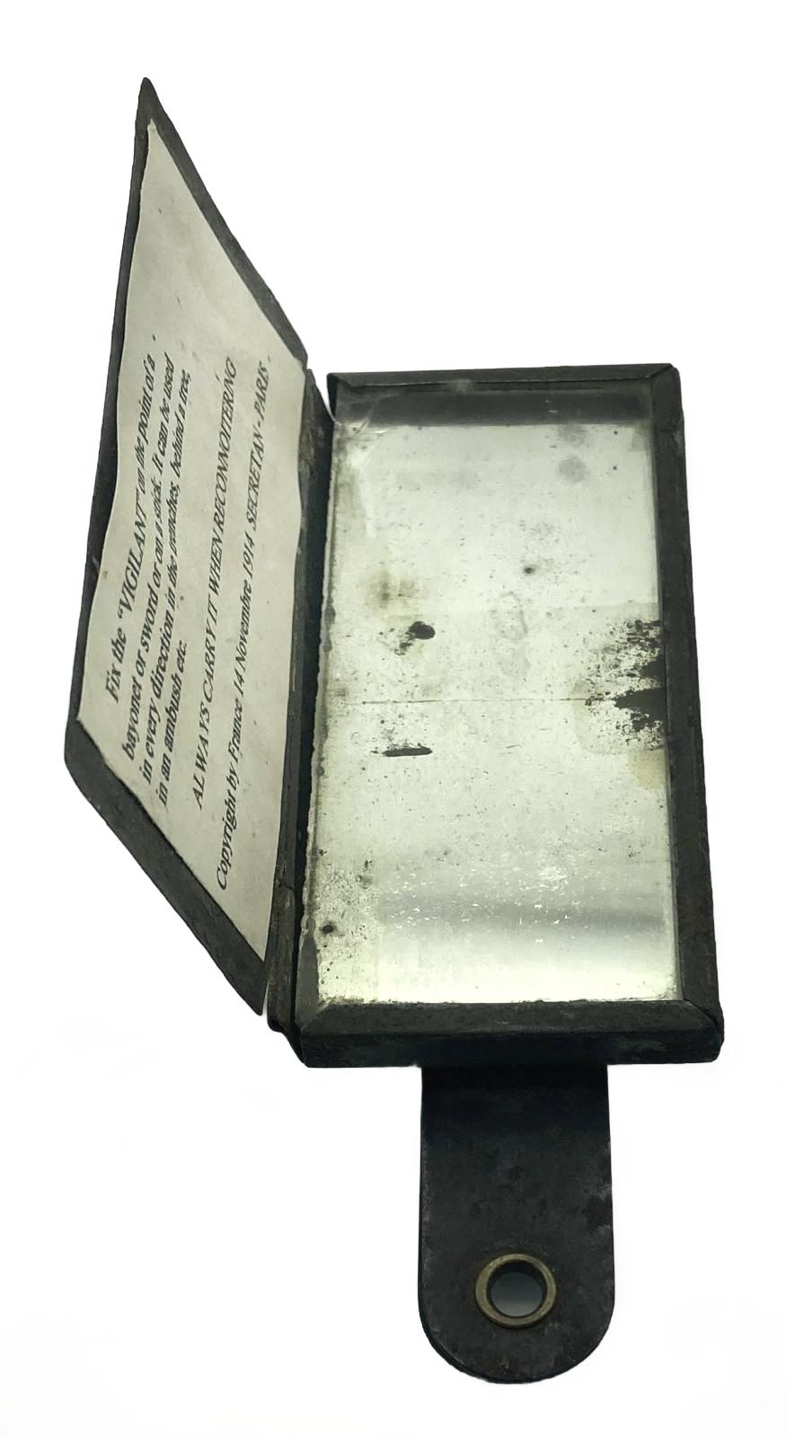 'Vigilant' hinged trench mirror