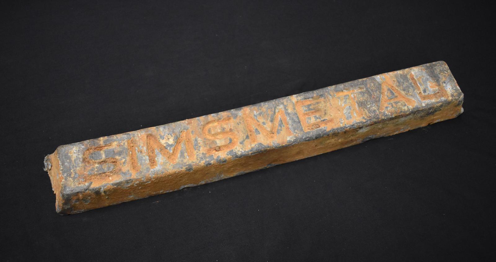 HMAS Perth II 'Simsmetal' Lead Ballast Bar Ingot