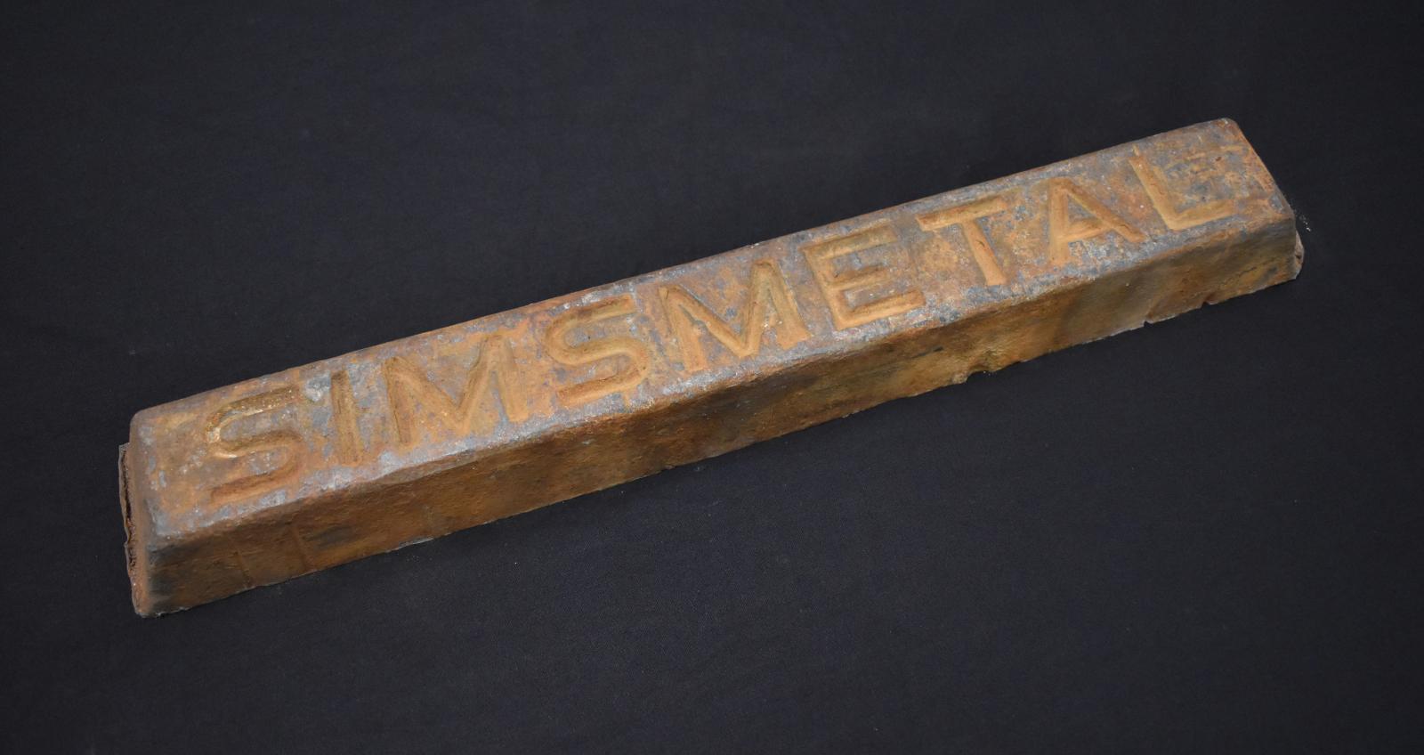 HMAS Perth II 'Simsmetal' Lead Ballast Bar Ingot