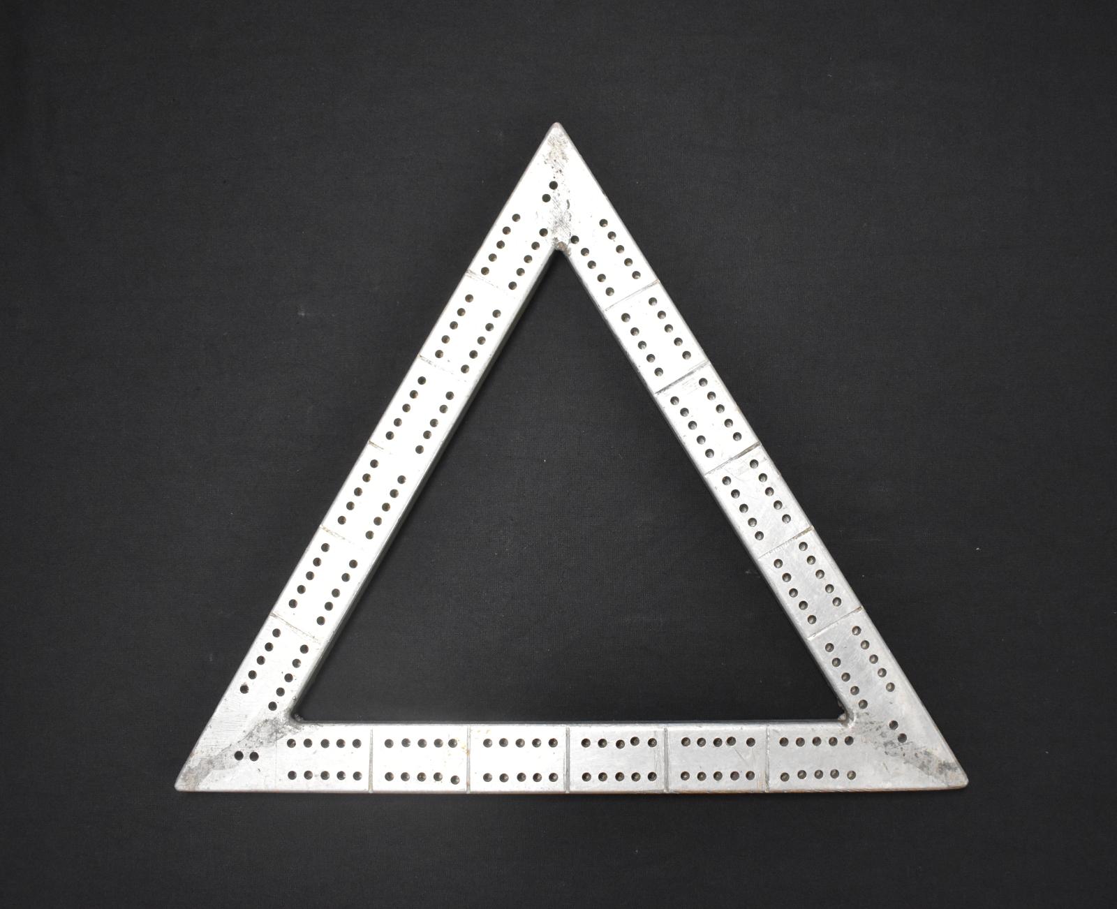 HMAS Perth II Triangular Aluminium Cribbage Board