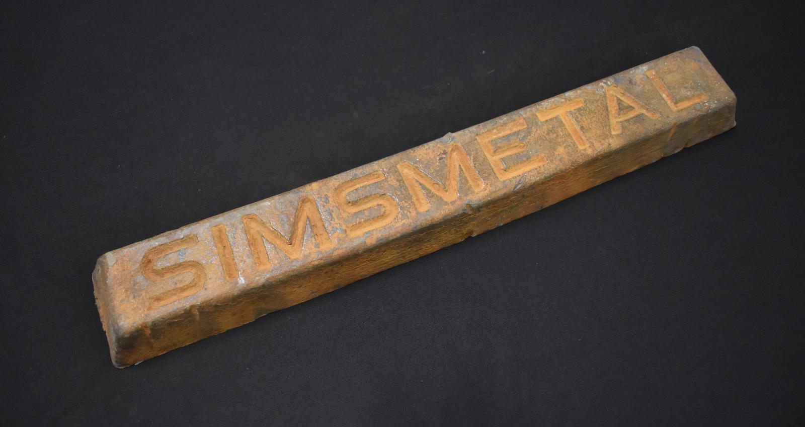 HMAS Perth II 'Simsmetal' Lead Ballast Bar Ingot