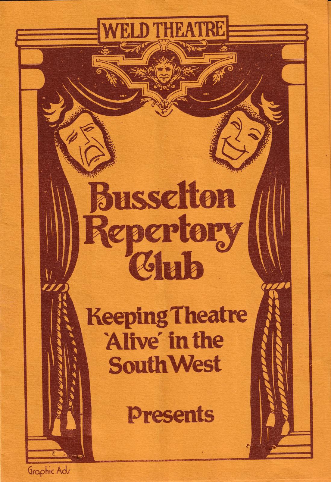 Busselton Repertory - program pg1
