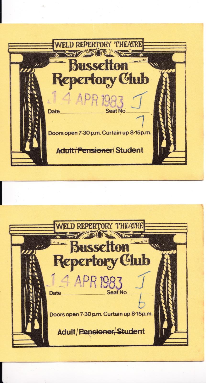 Busselton Repertory - tickets