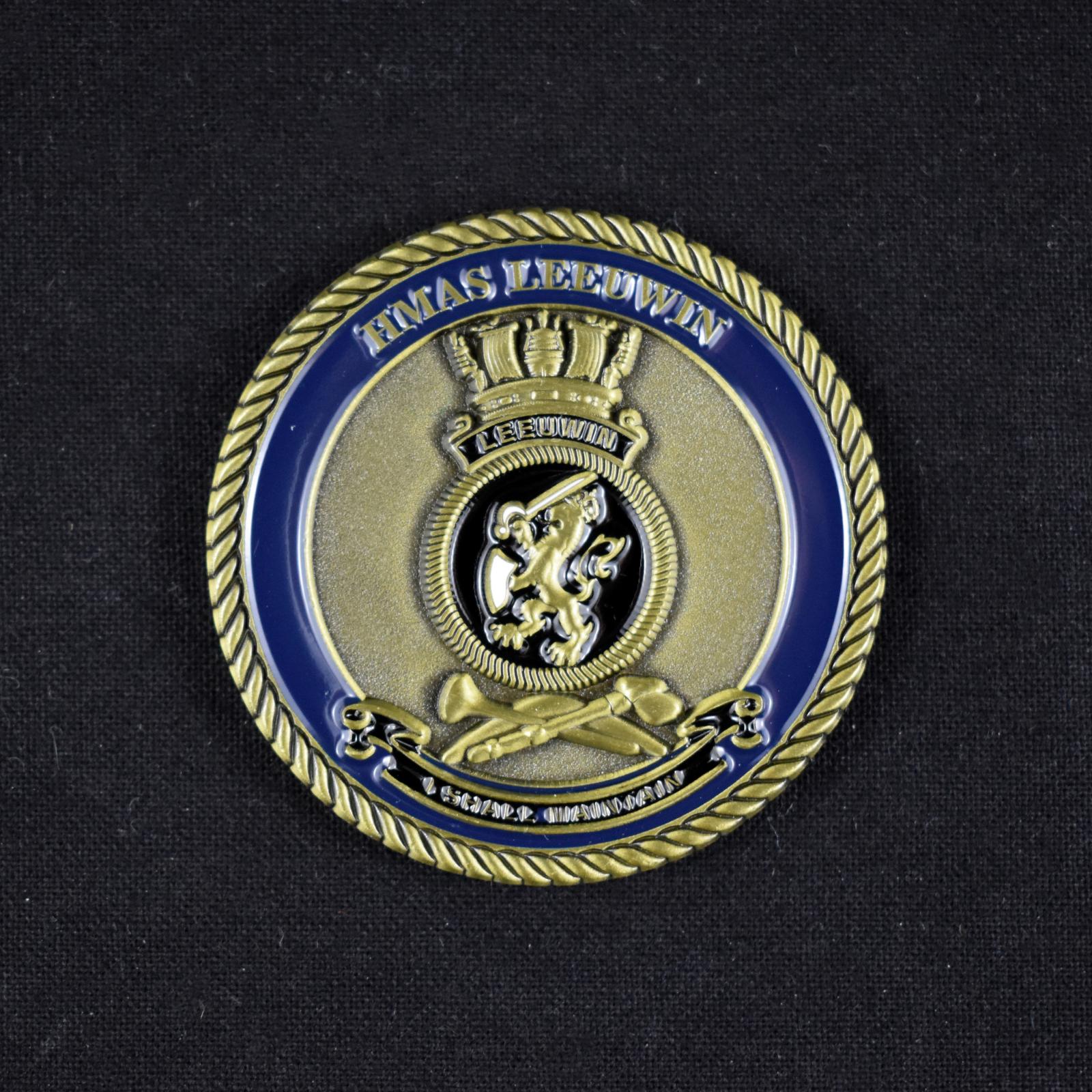 HMAS Leeuwin 47th Ramsay & Stevenson Divisions Challenge Medallion Obverse
