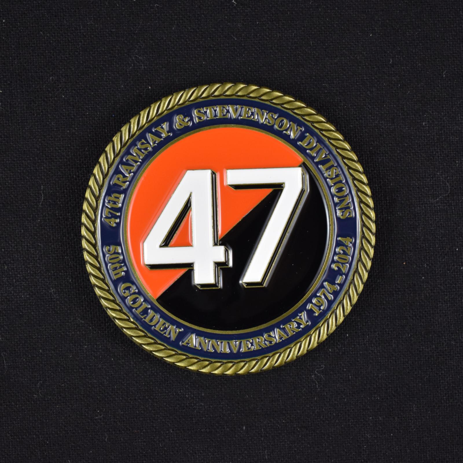 HMAS Leeuwin 47th Ramsay & Stevenson Divisions Challenge Medallion Reverse