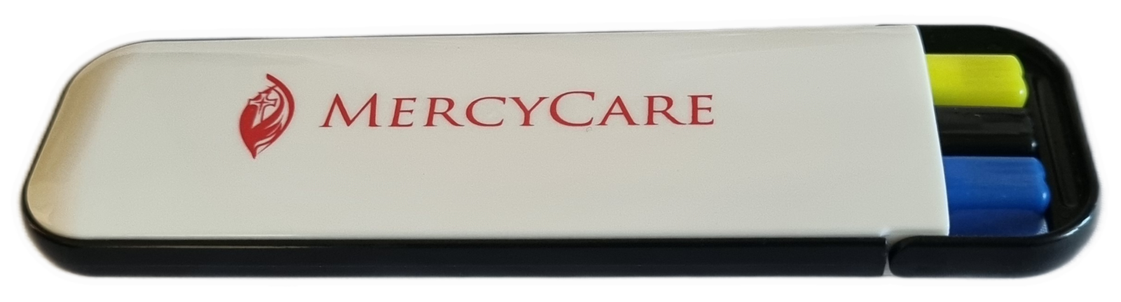 26-251.8 3 pack of stationery with MercyCare Old Logo photo without background. 
