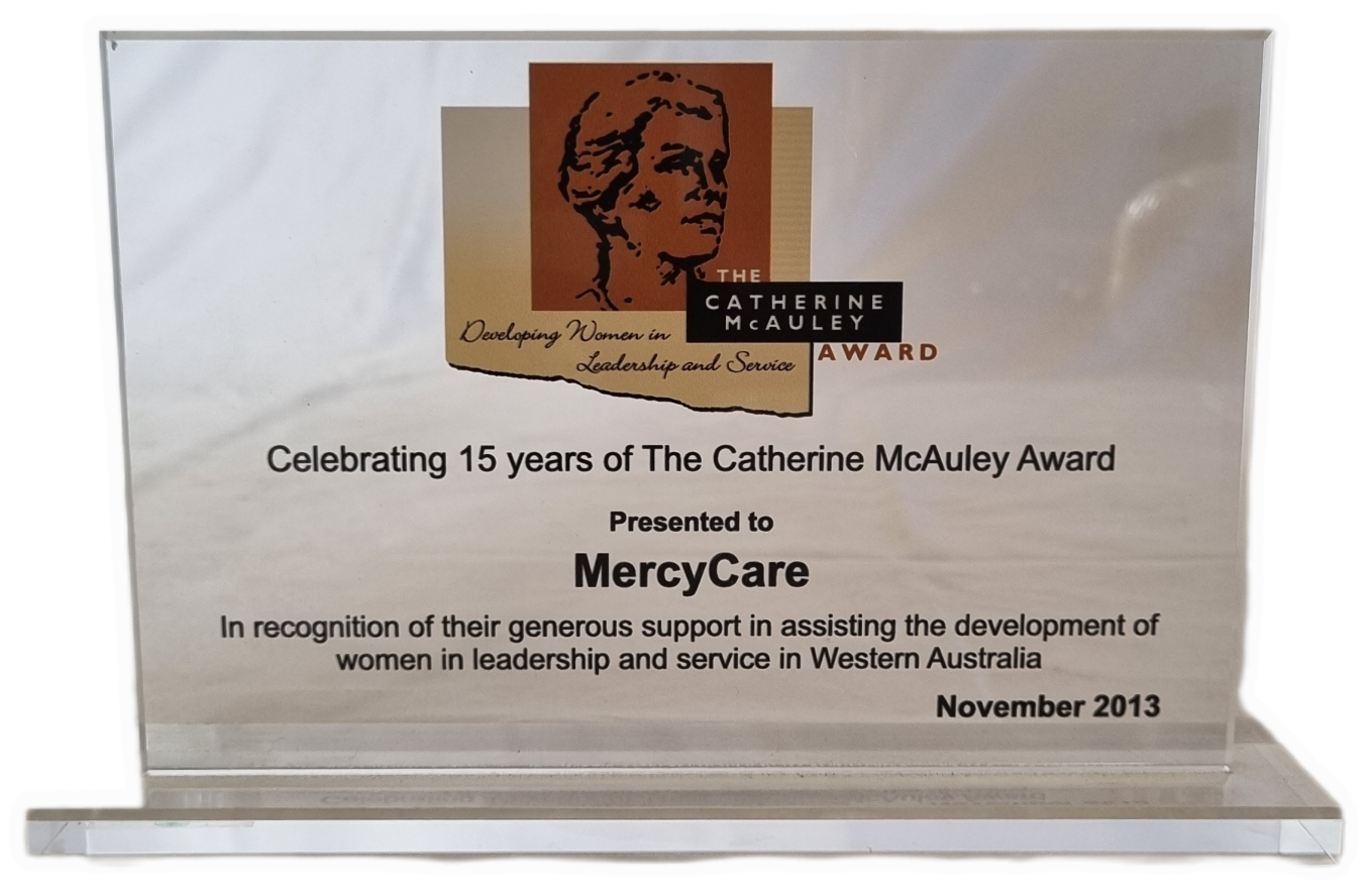 26-252 MercyCare Catherine McAuley Award photo without background.