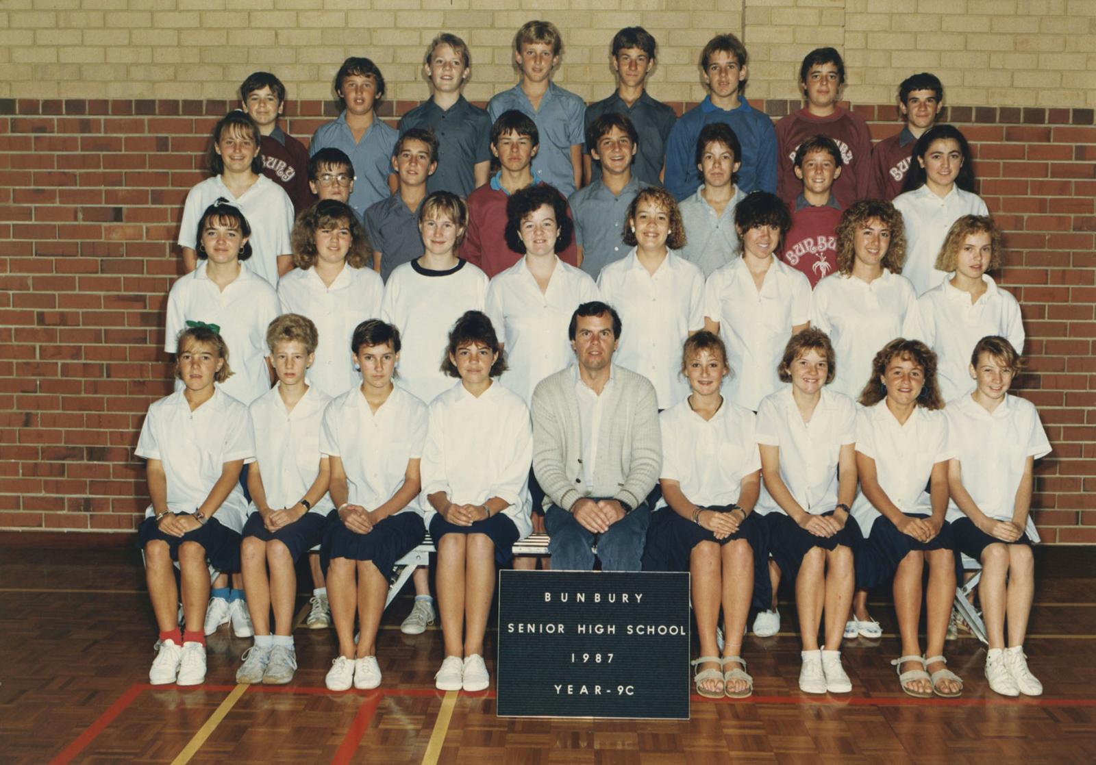 BSHS Class Photograph - Year 9C 1987