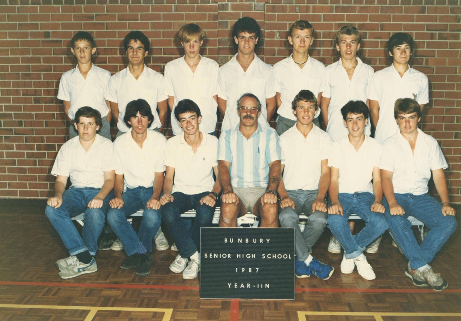 BSHS Class Photograph - Year 11N 1987