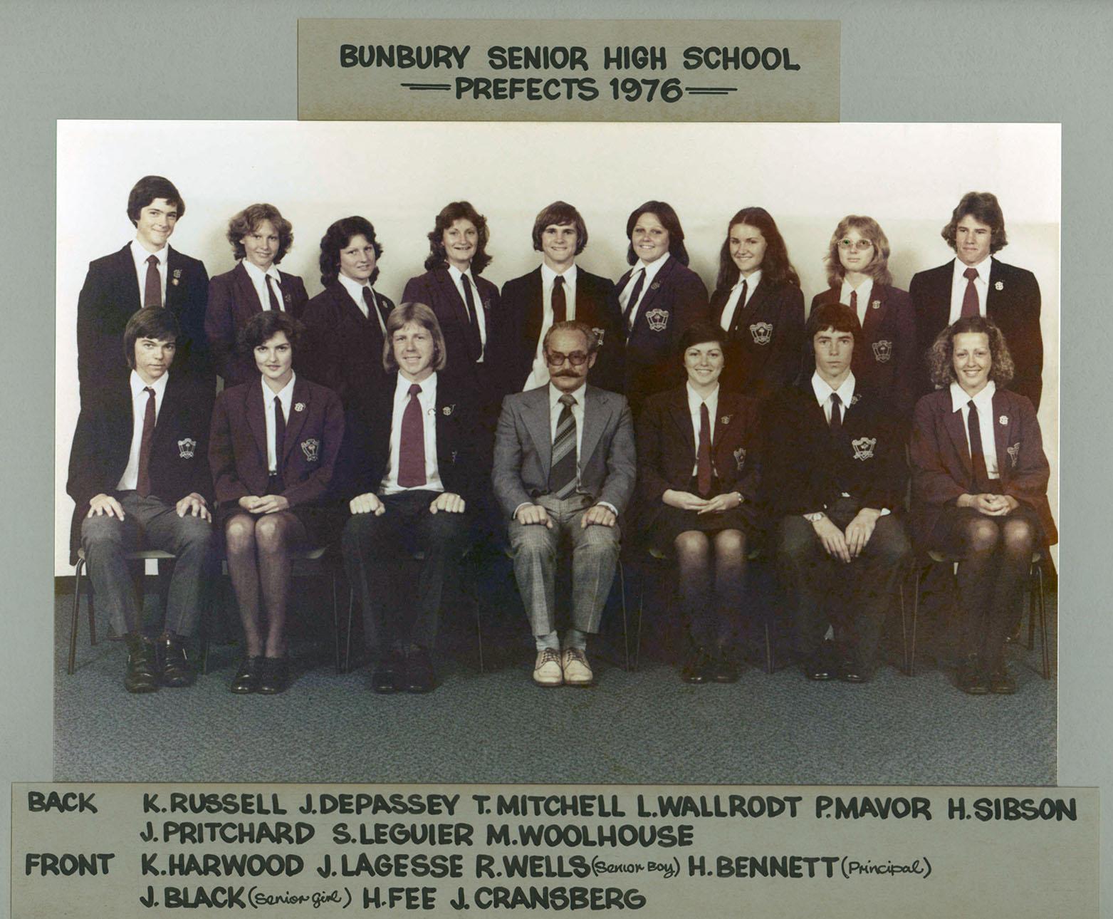 BSHS Prefects 1976