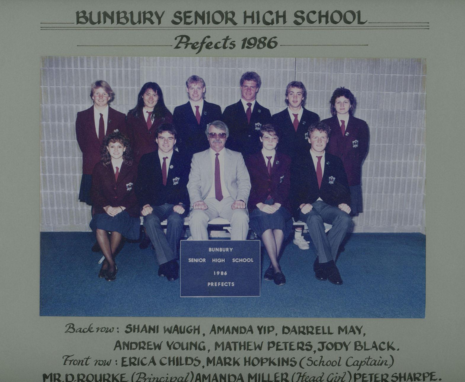 BSHS Prefects 1986