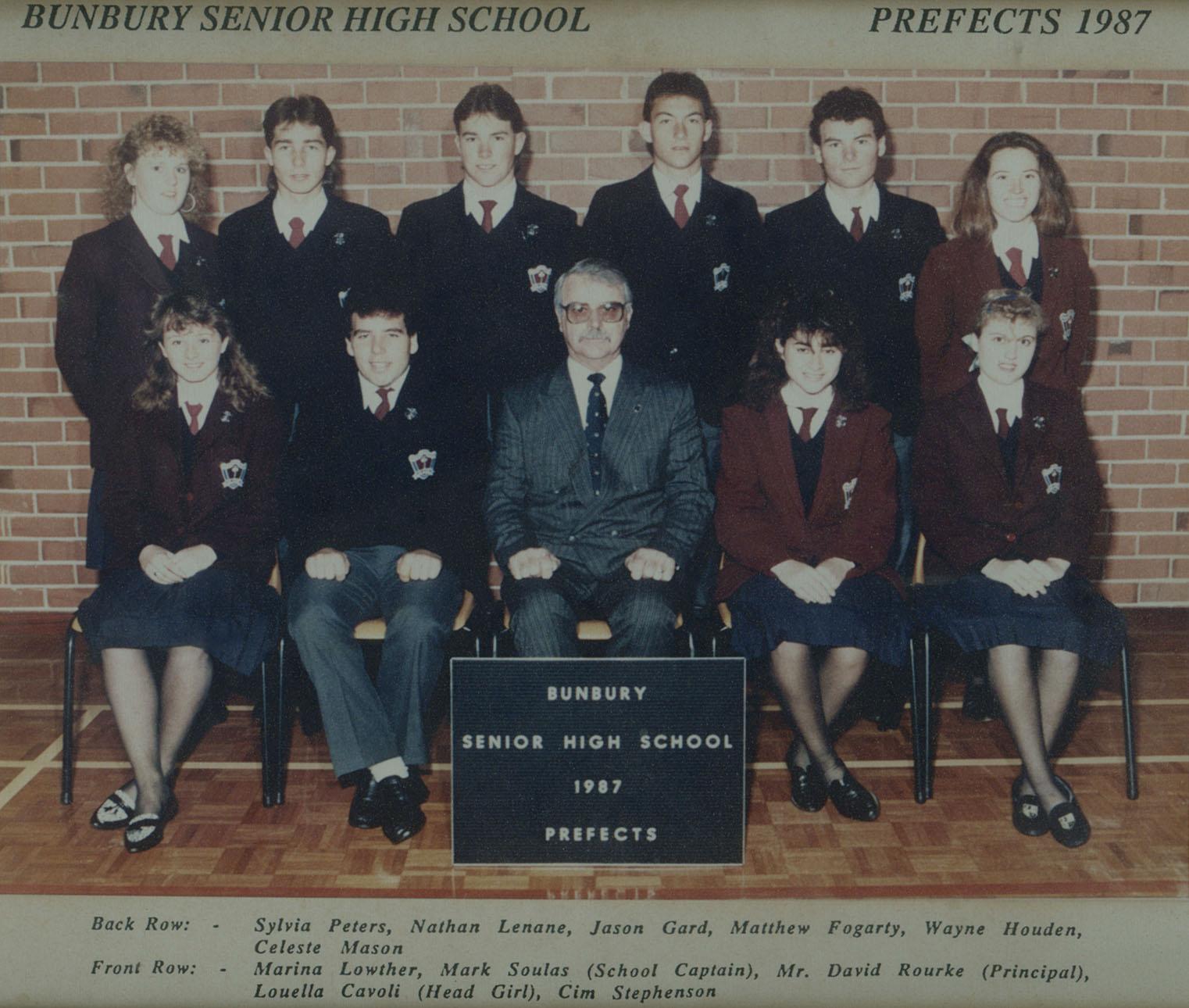 BSHS Prefects 1987