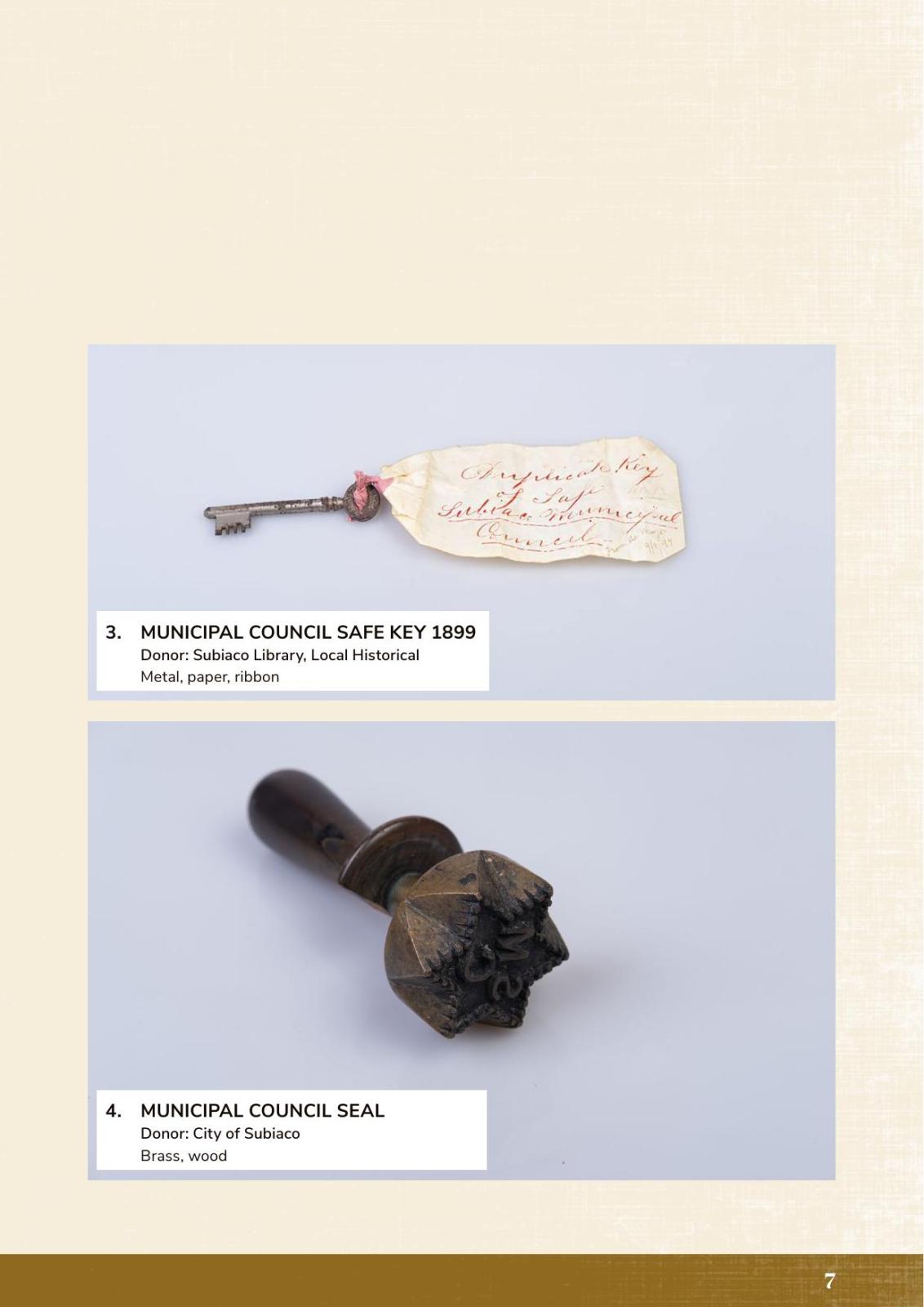 page of catalogue