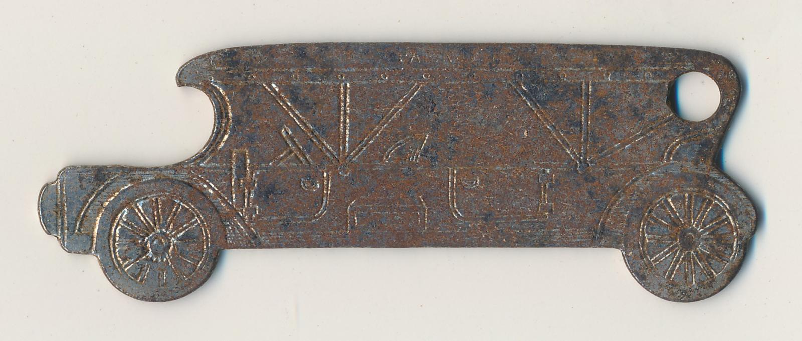 Front view of Bottle Opener