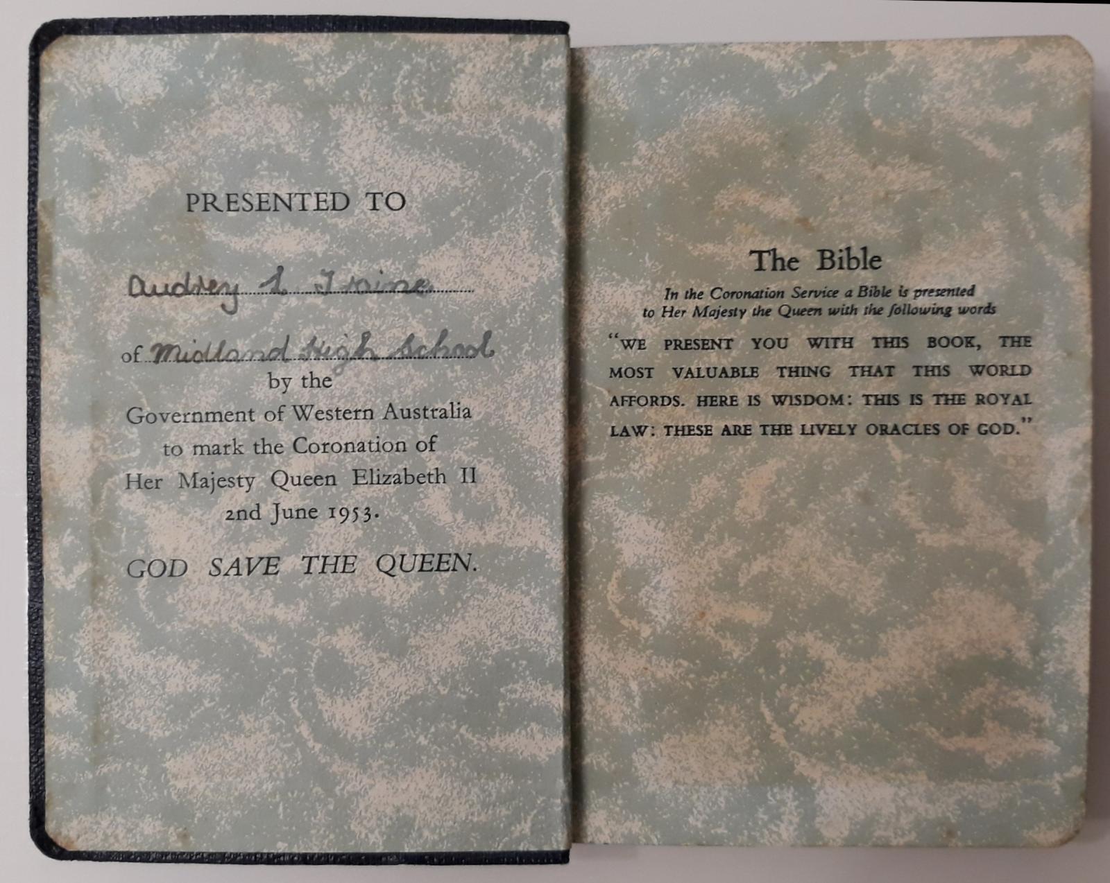 1953 Coronation Bible