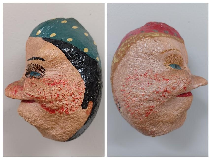 Painted whale eardrums