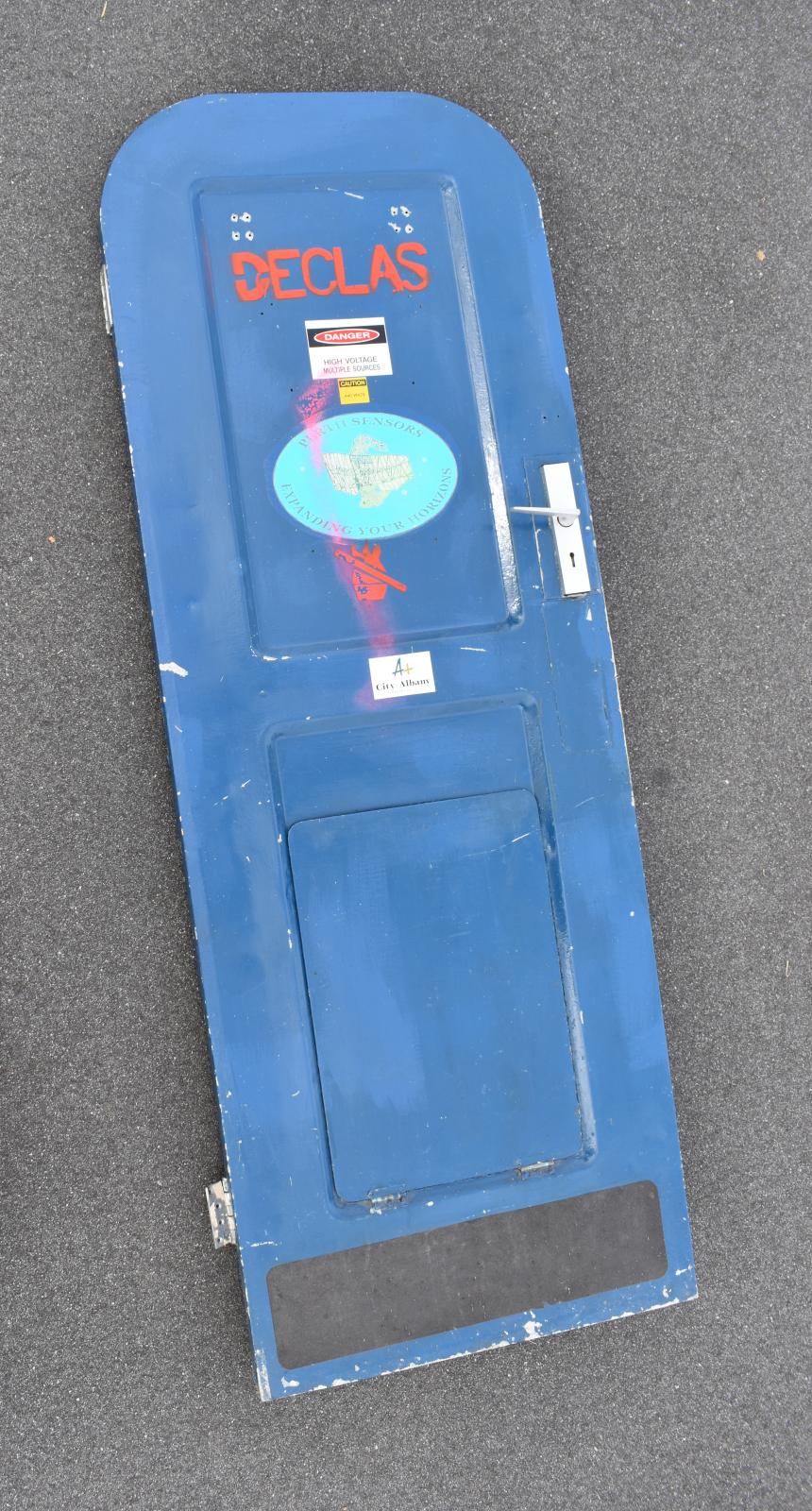 HMAS Perth II 'DECLAS' Blue Door Front