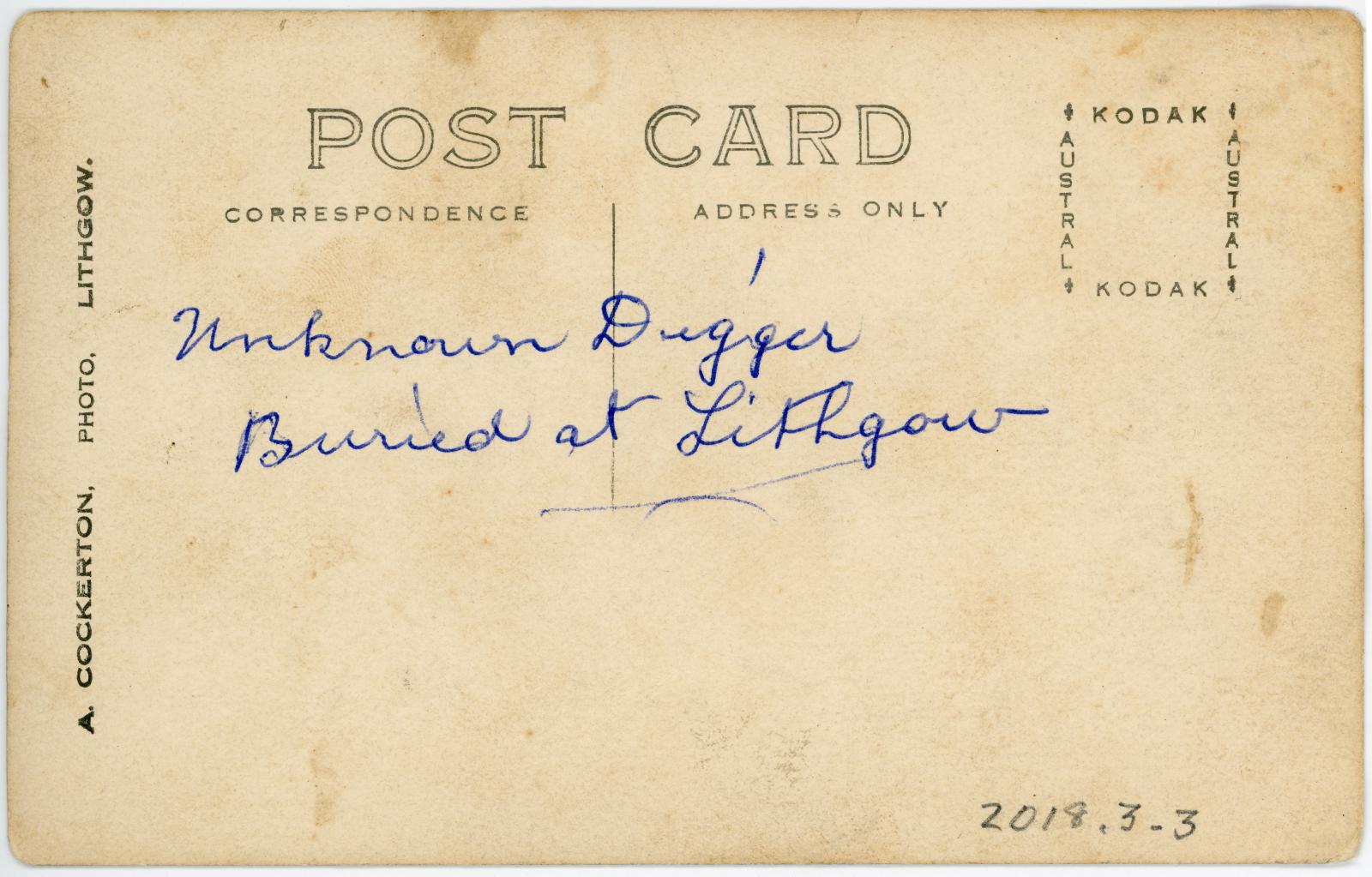 Funeral procession of Pte. Joseph KING in Lithgow NSW.