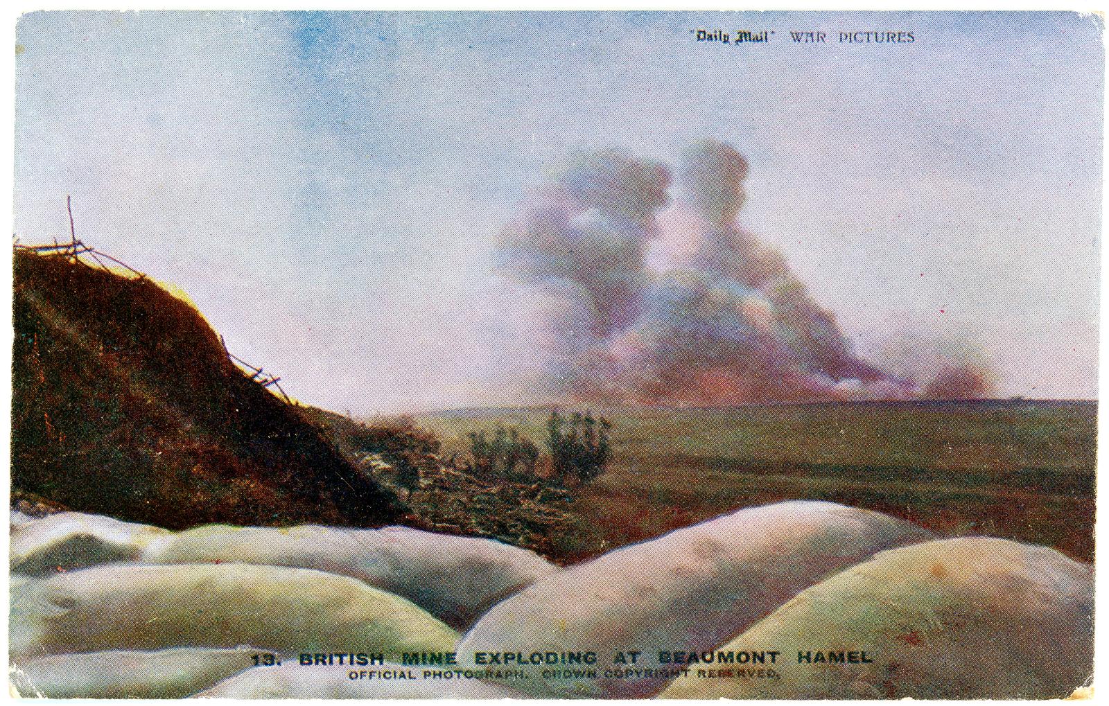 First World War Postcard sent from Pte. Edward Charles MOUCHEMORE 6351
