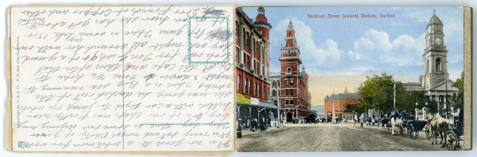 Souvenir Album of Postcards Sent by Private Edward Charles MOUCHEMORE