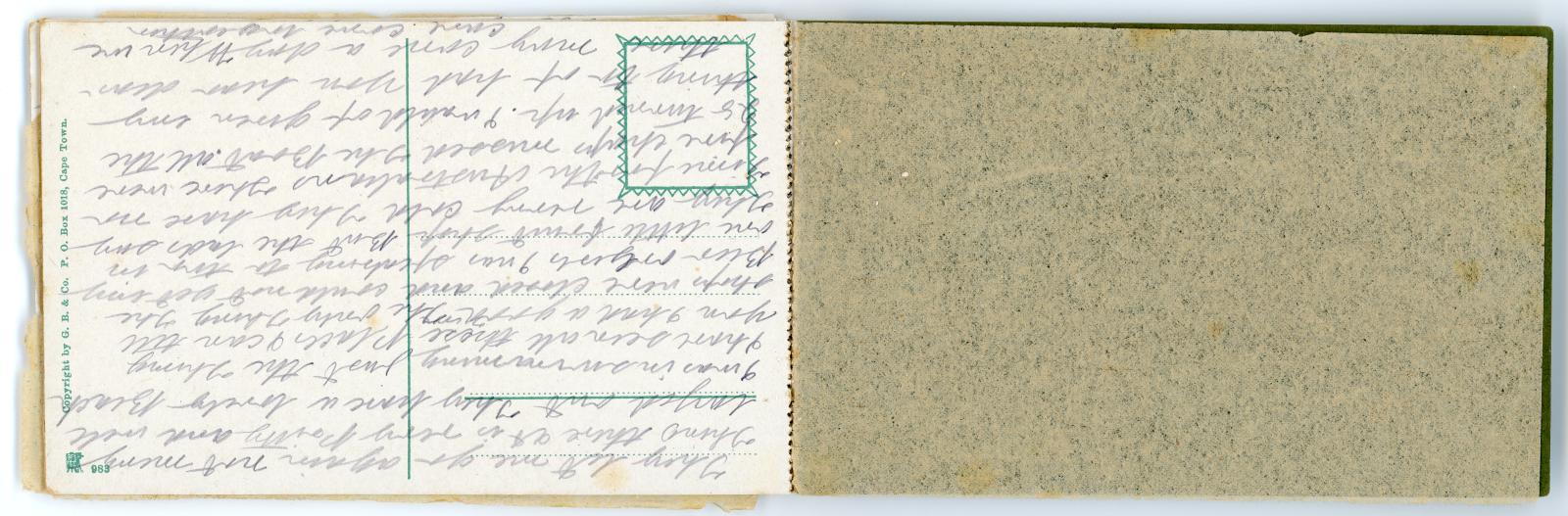 Souvenir Album of Postcards Sent by Private Edward Charles MOUCHEMORE