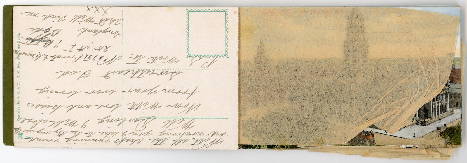 Souvenir Album of Postcards Sent by Private Edward Charles MOUCHEMORE