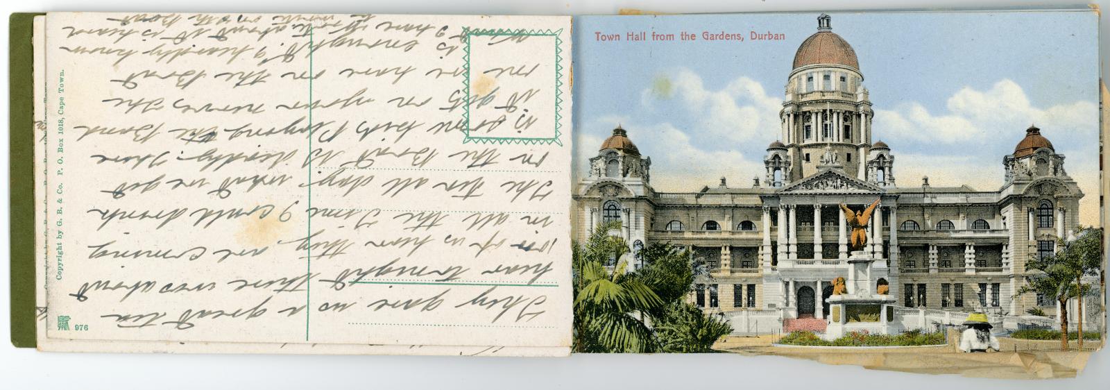 Souvenir Album of Postcards Sent by Private Edward Charles MOUCHEMORE