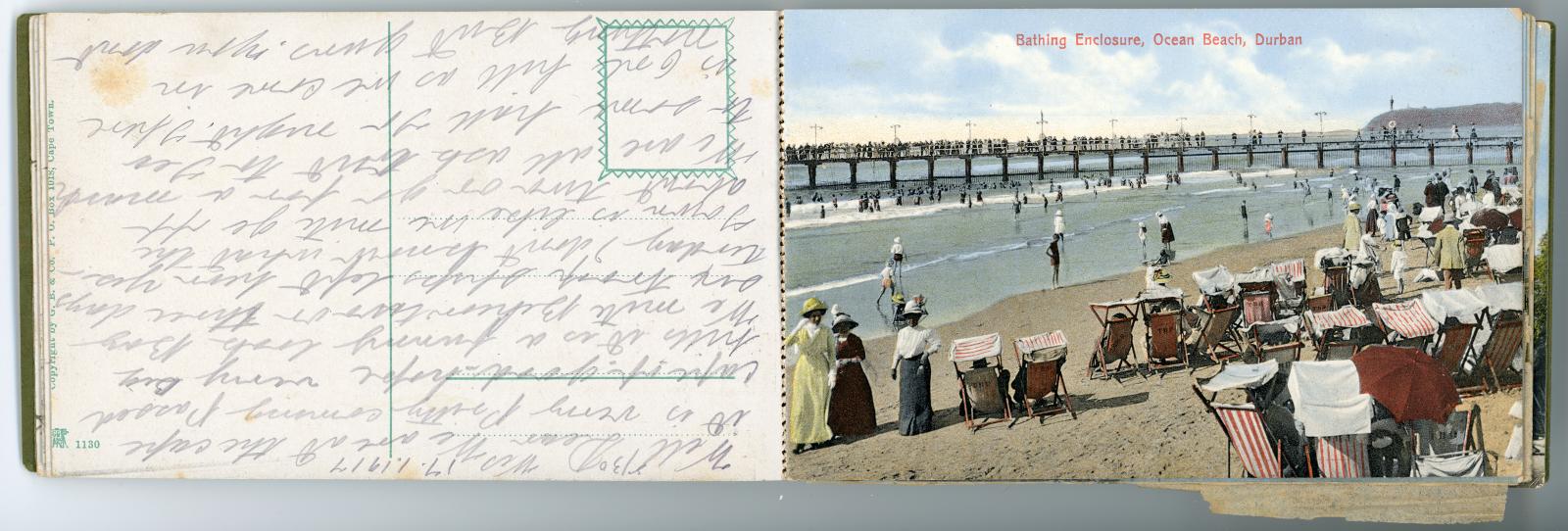 Souvenir Album of Postcards Sent by Private Edward Charles MOUCHEMORE