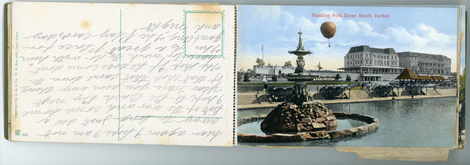 Souvenir Album of Postcards Sent by Private Edward Charles MOUCHEMORE