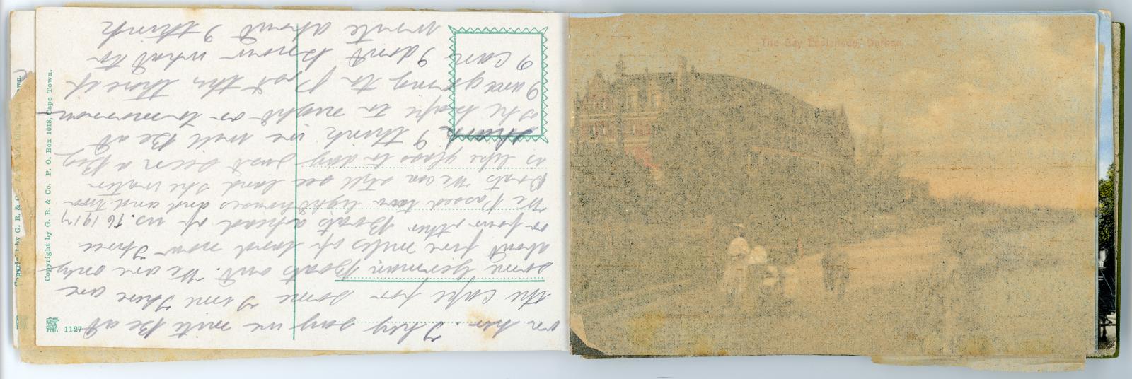 Souvenir Album of Postcards Sent by Private Edward Charles MOUCHEMORE