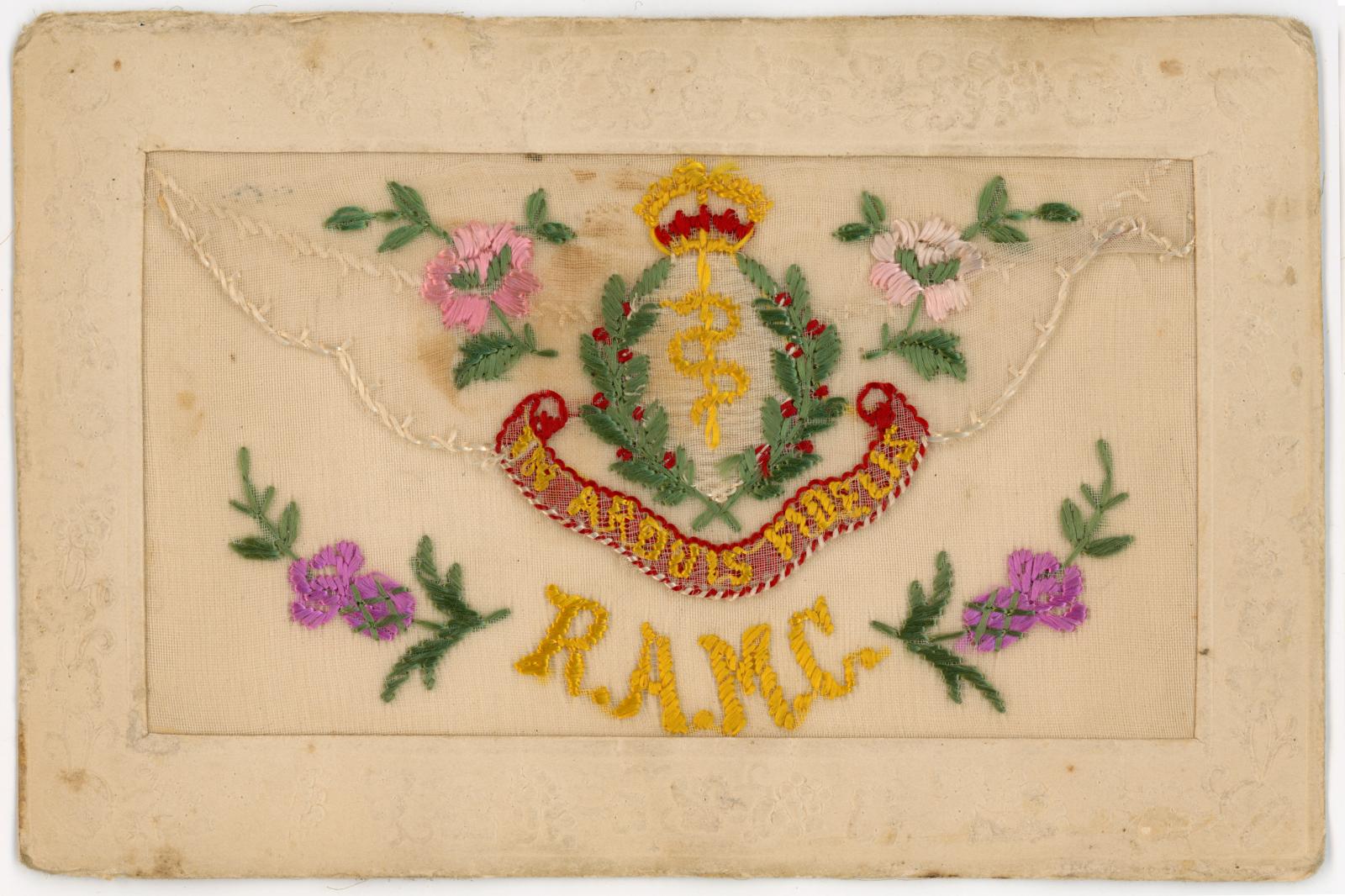 Silk Postcard from Edward PERRY