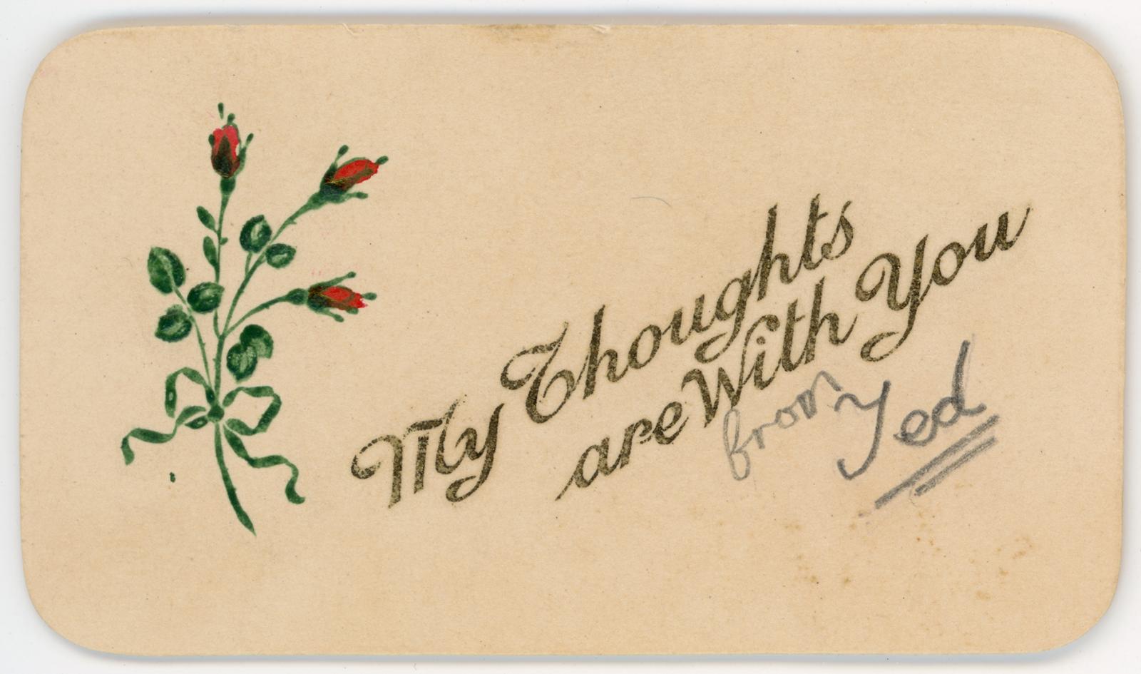 Small card from Edward PERRY